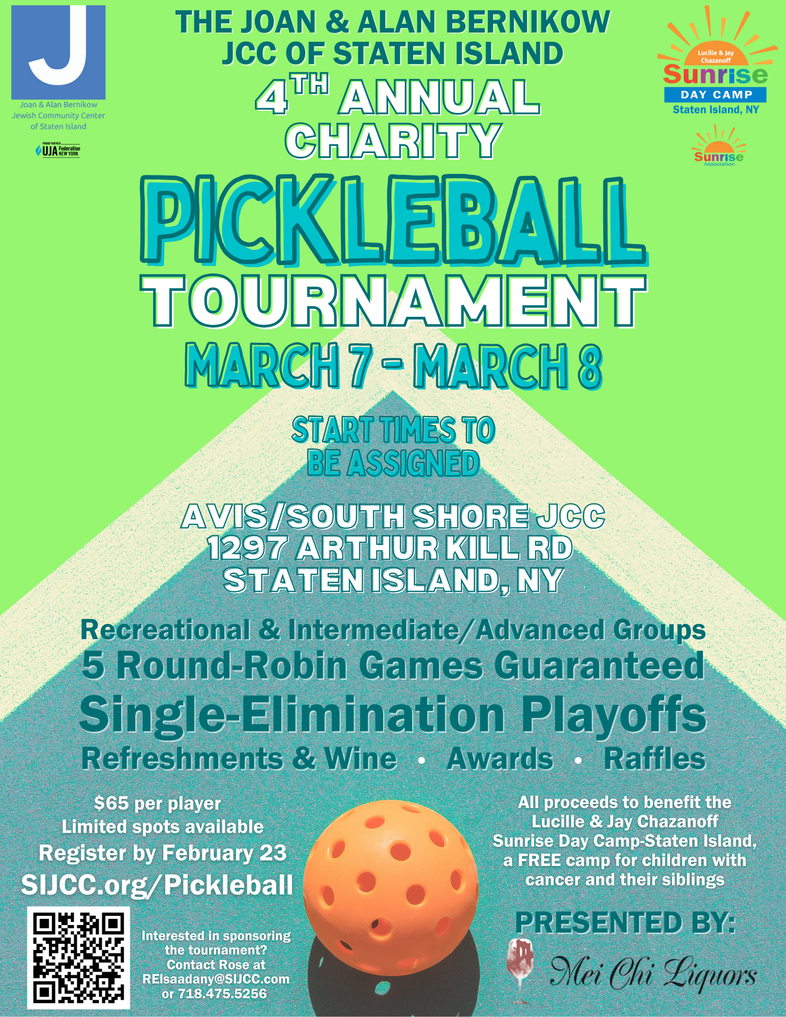 4th Annual JCC Pickleball Tournament image