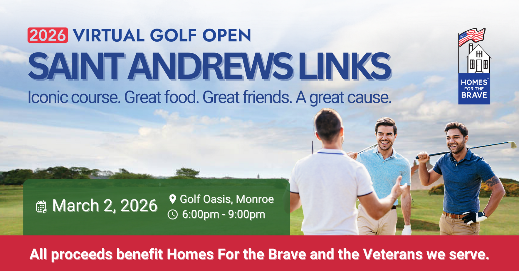 2026 Homes For the Brave Virtual Golf Open image