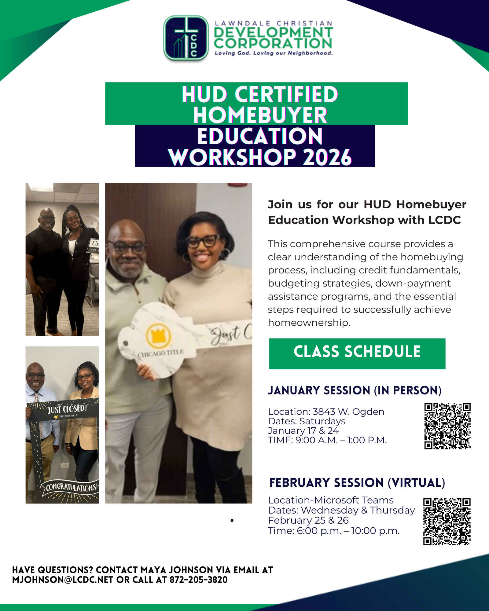 January HUD Homebuyer Education Workshop (In-Person)  image
