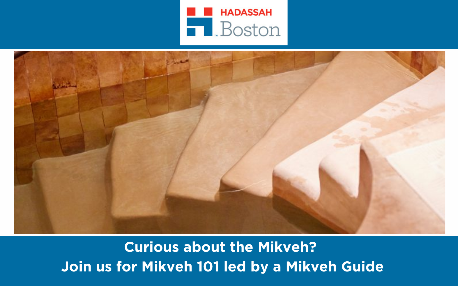 HNE: Boston Curious about the Mikveh? Join us for Mikveh 101 led by a Mikveh Guide 2026 image