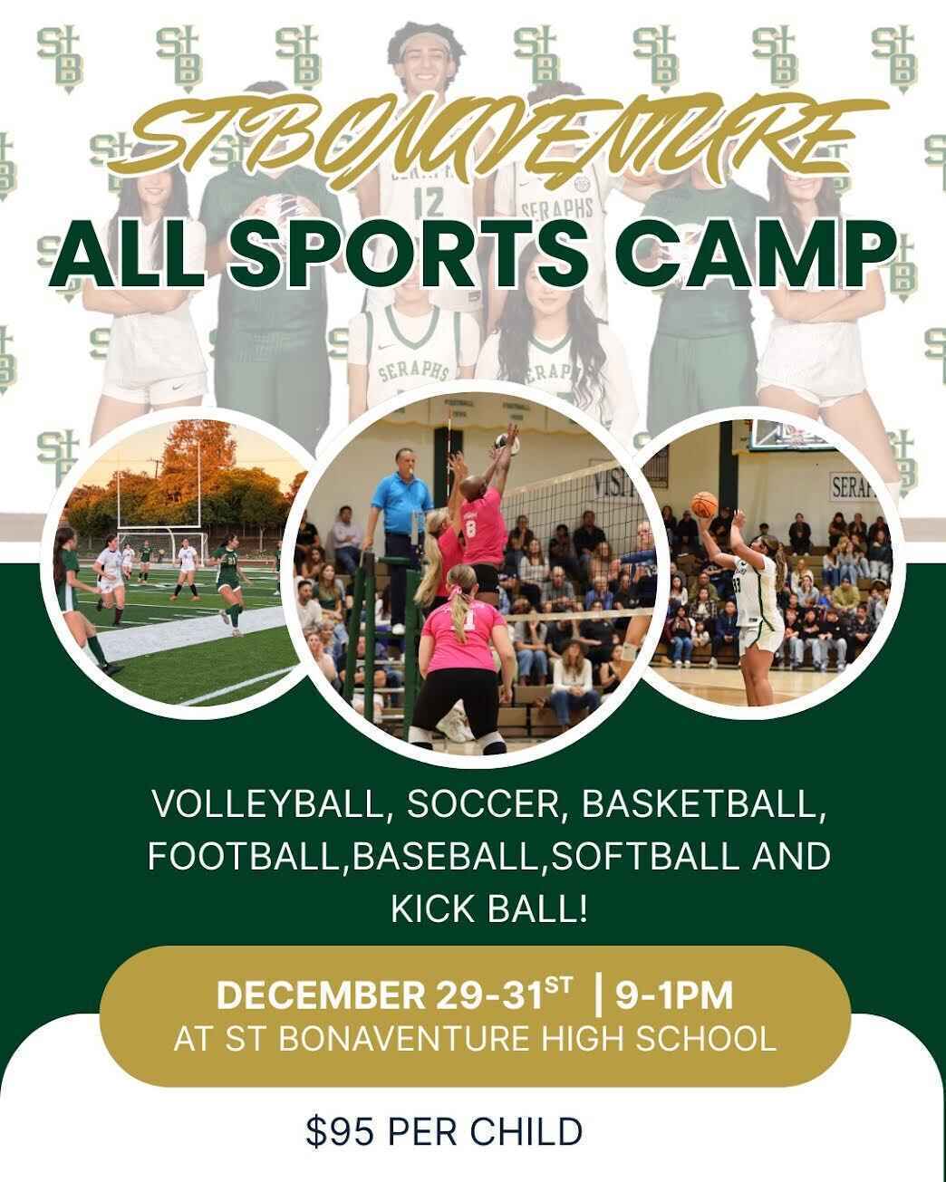 Green and Gold Winter All-Sports Camp image