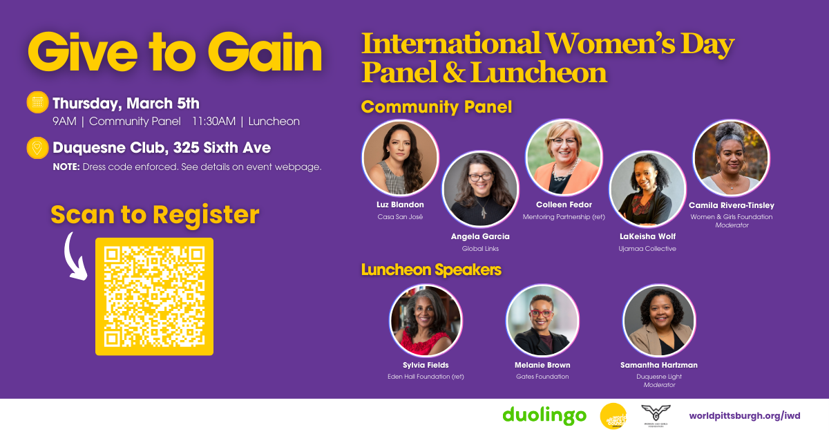 Give to Gain: International Women’s Day Panel & Luncheon image