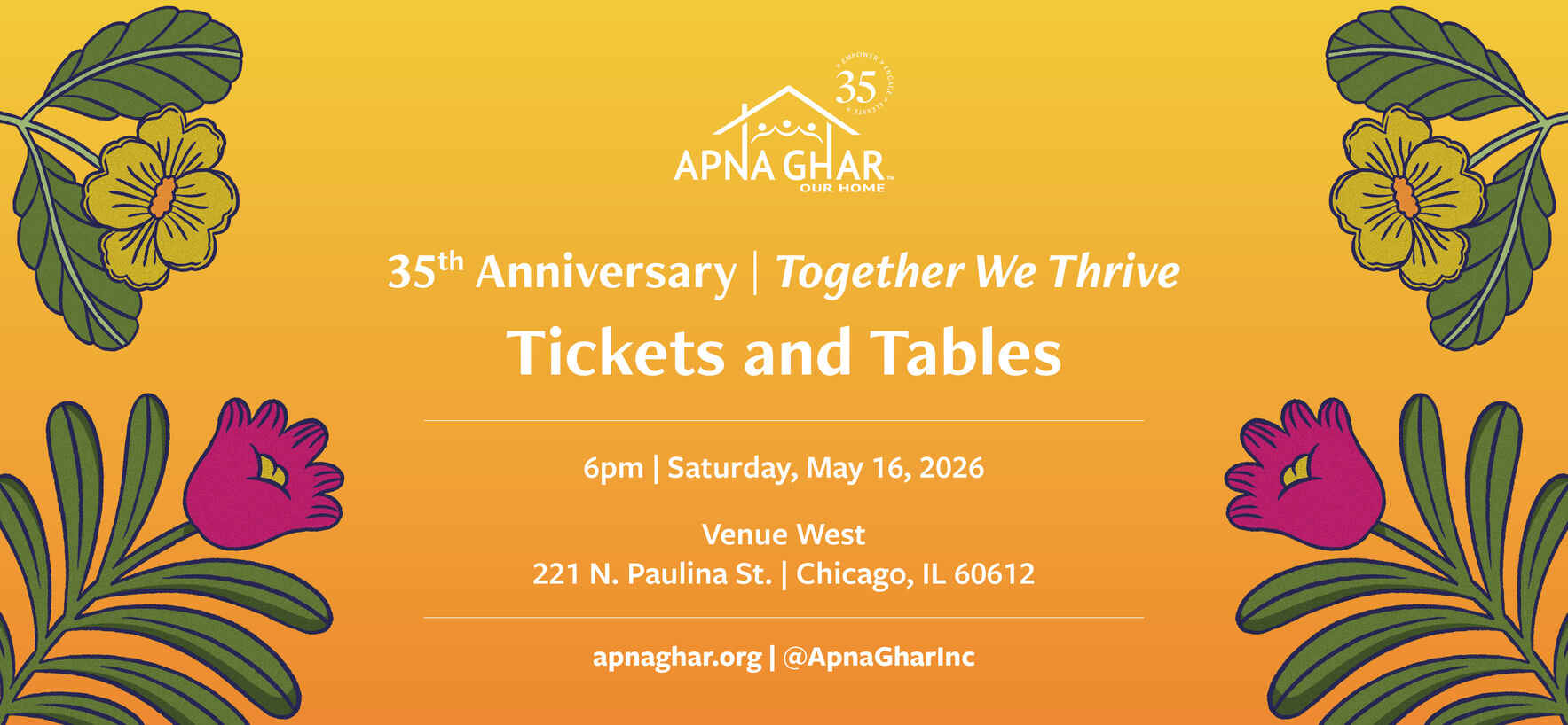 35th Anniversary Gala Ticketing Page image