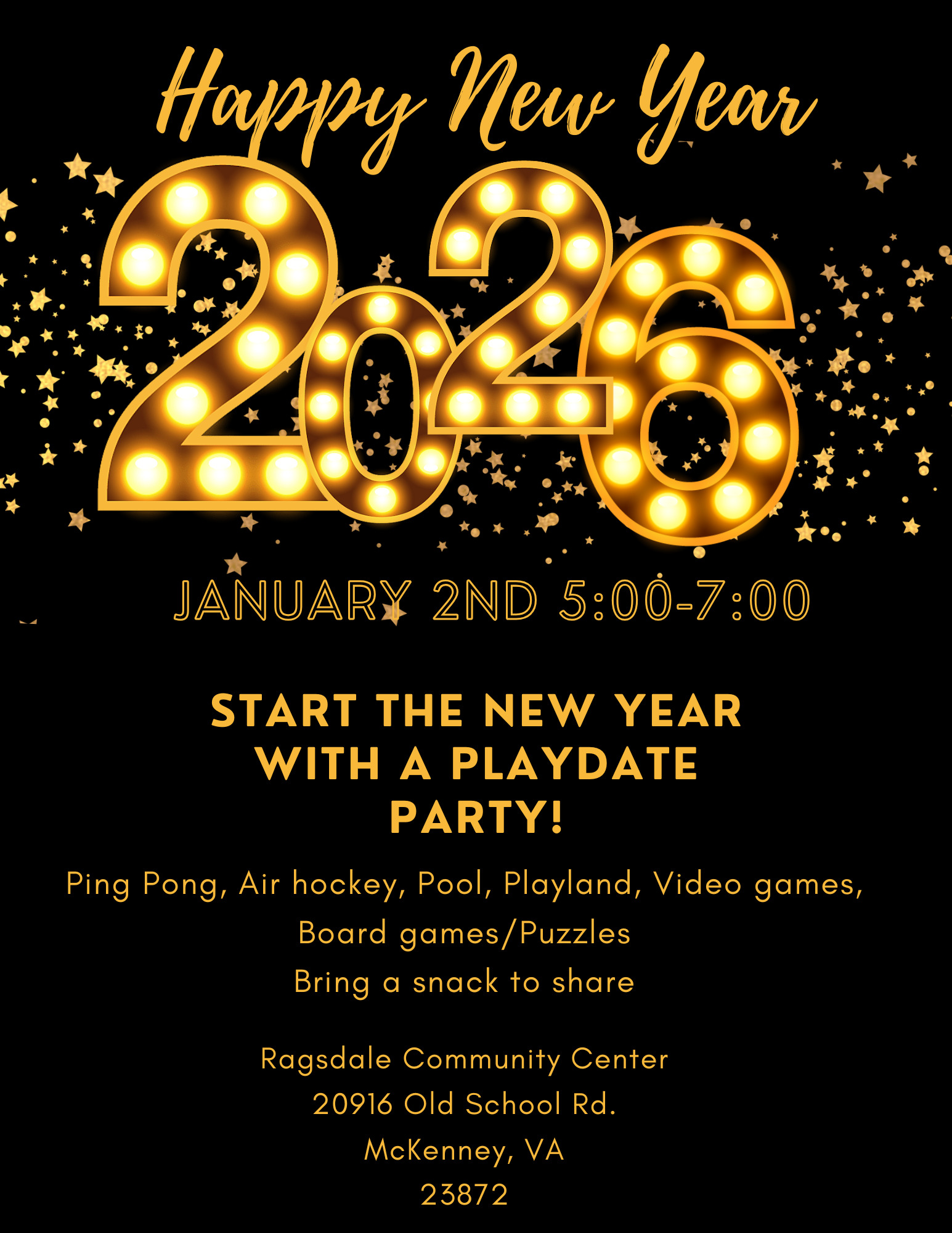 Tri-Cities New Years Playdate Party image