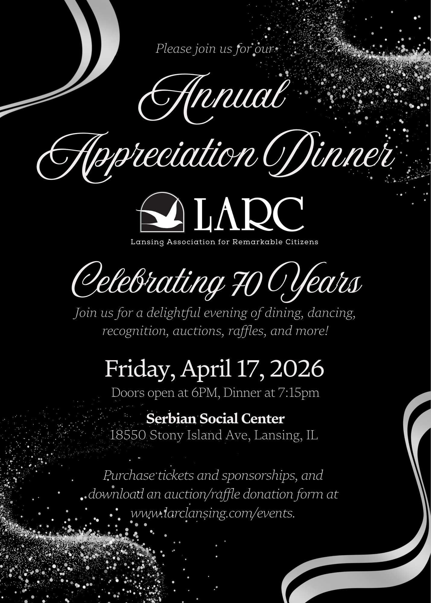 LARC's 70th Anniversary Appreciation Dinner image