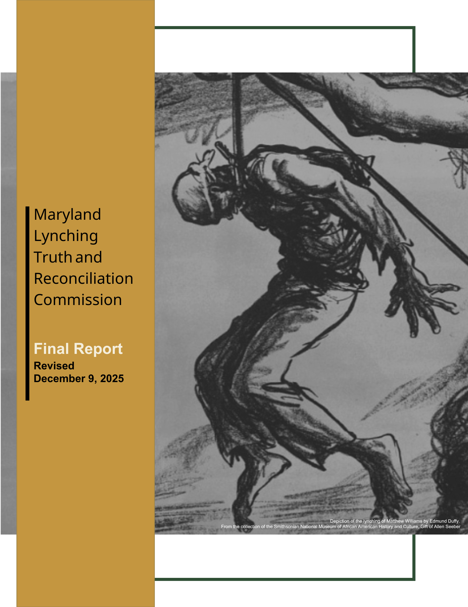 Maryland Lynching Truth and Reconciliation Commission: Final Report Briefing image