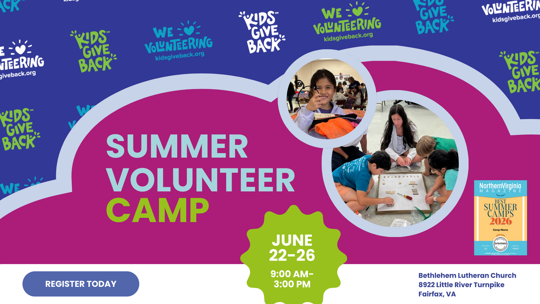 Summer Volunteer Camp June 22-26 image