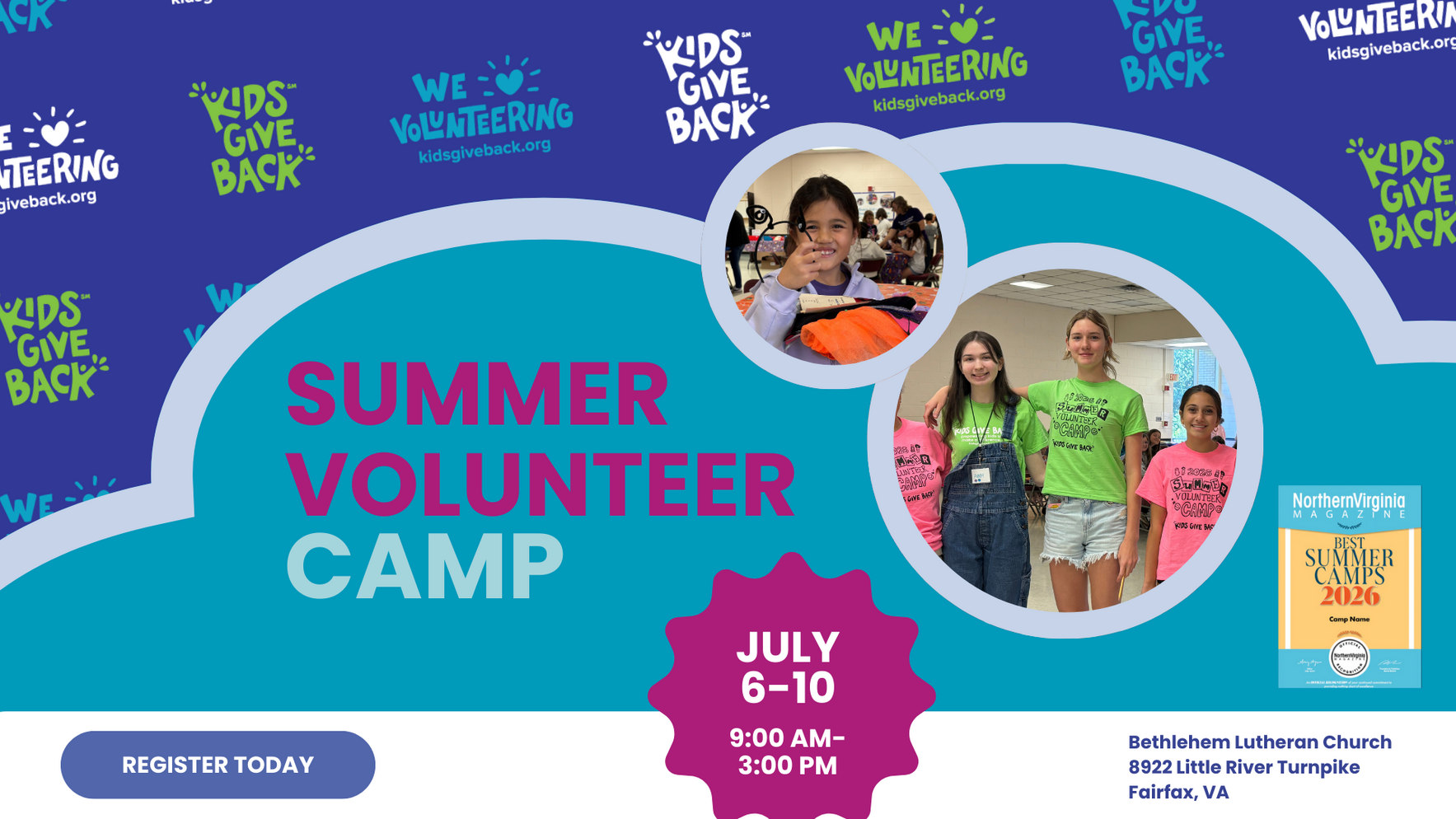 Summer Volunteer Camp July 6-10 image