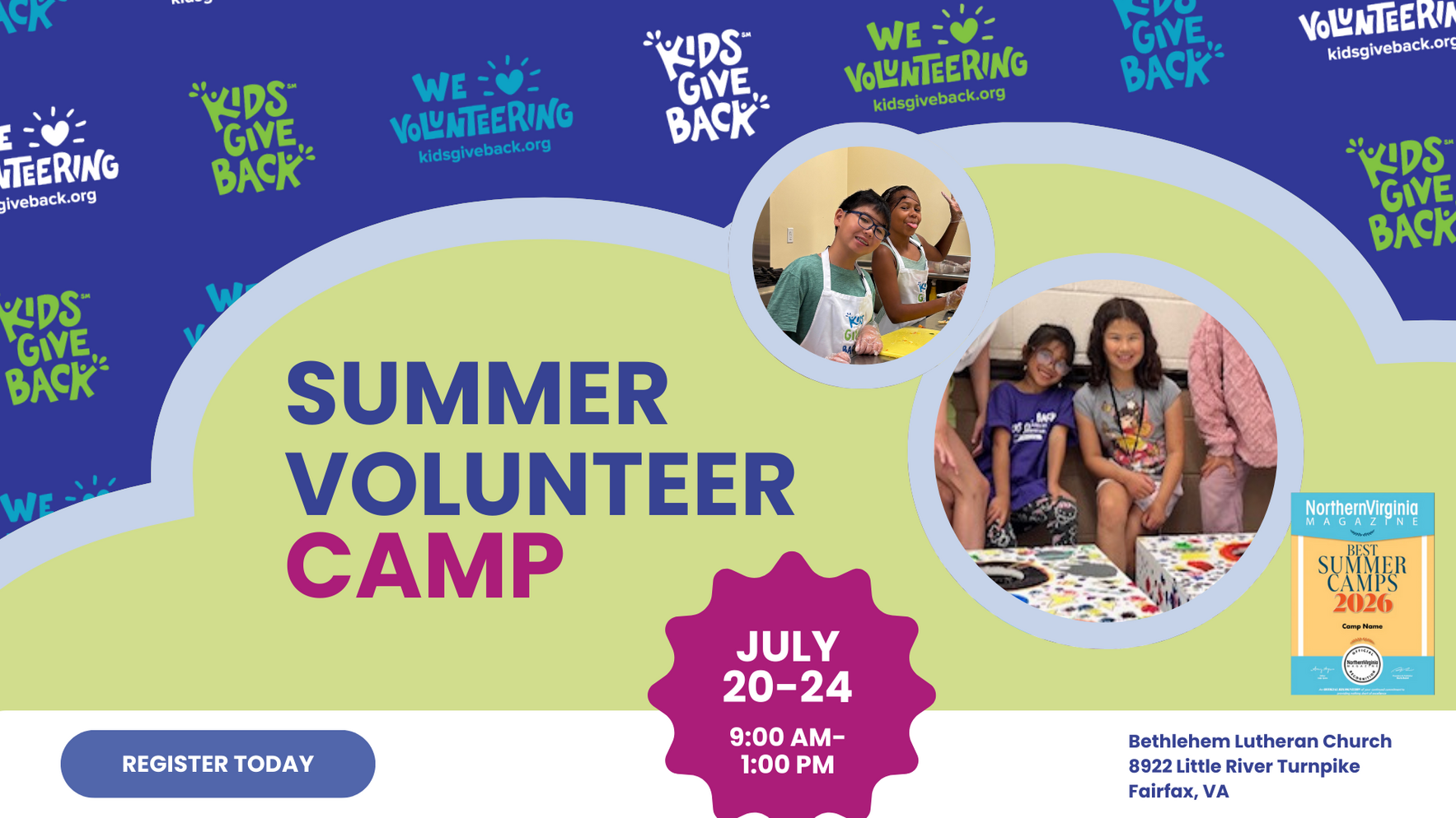Summer Volunteer Camp July 20-24 image