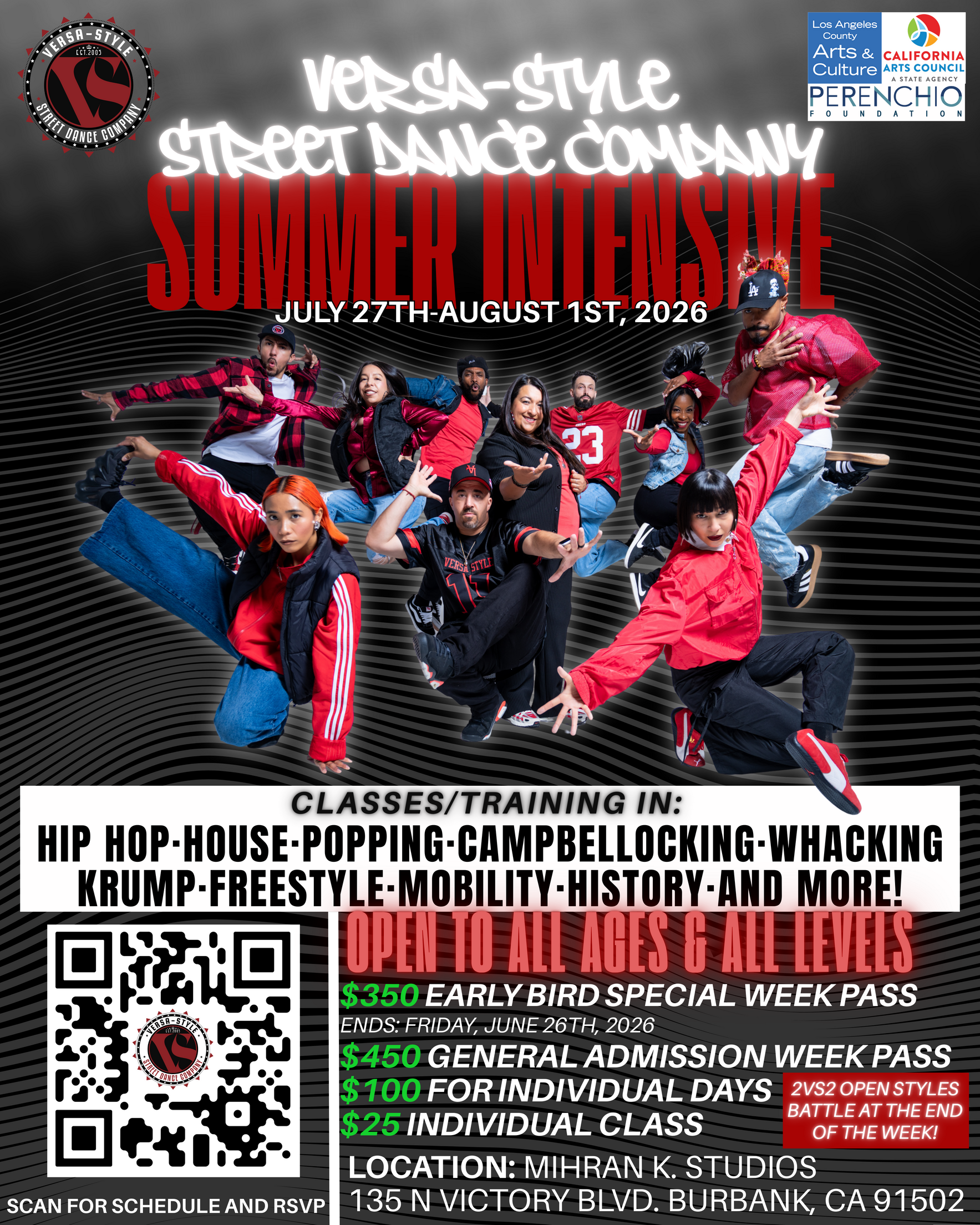 Versa-Style Street Dance Company Summer Intensive 2026 image