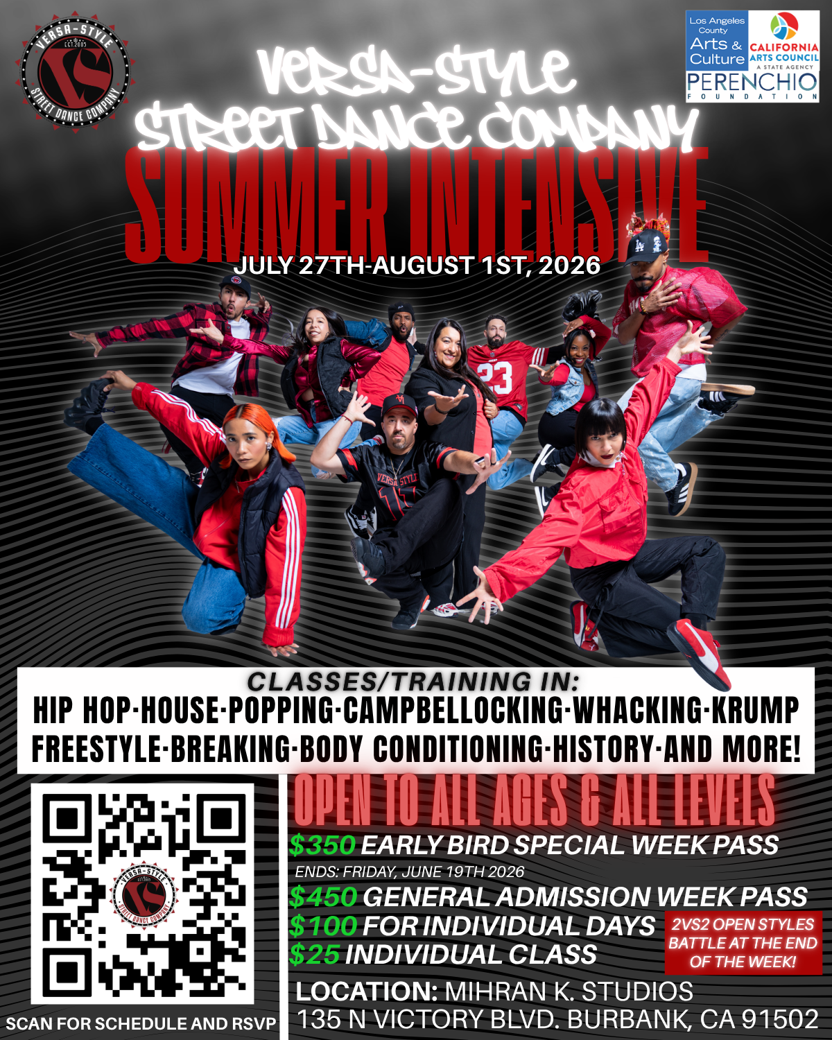 Versa-Style Street Dance Company Summer Intensive 2026 image