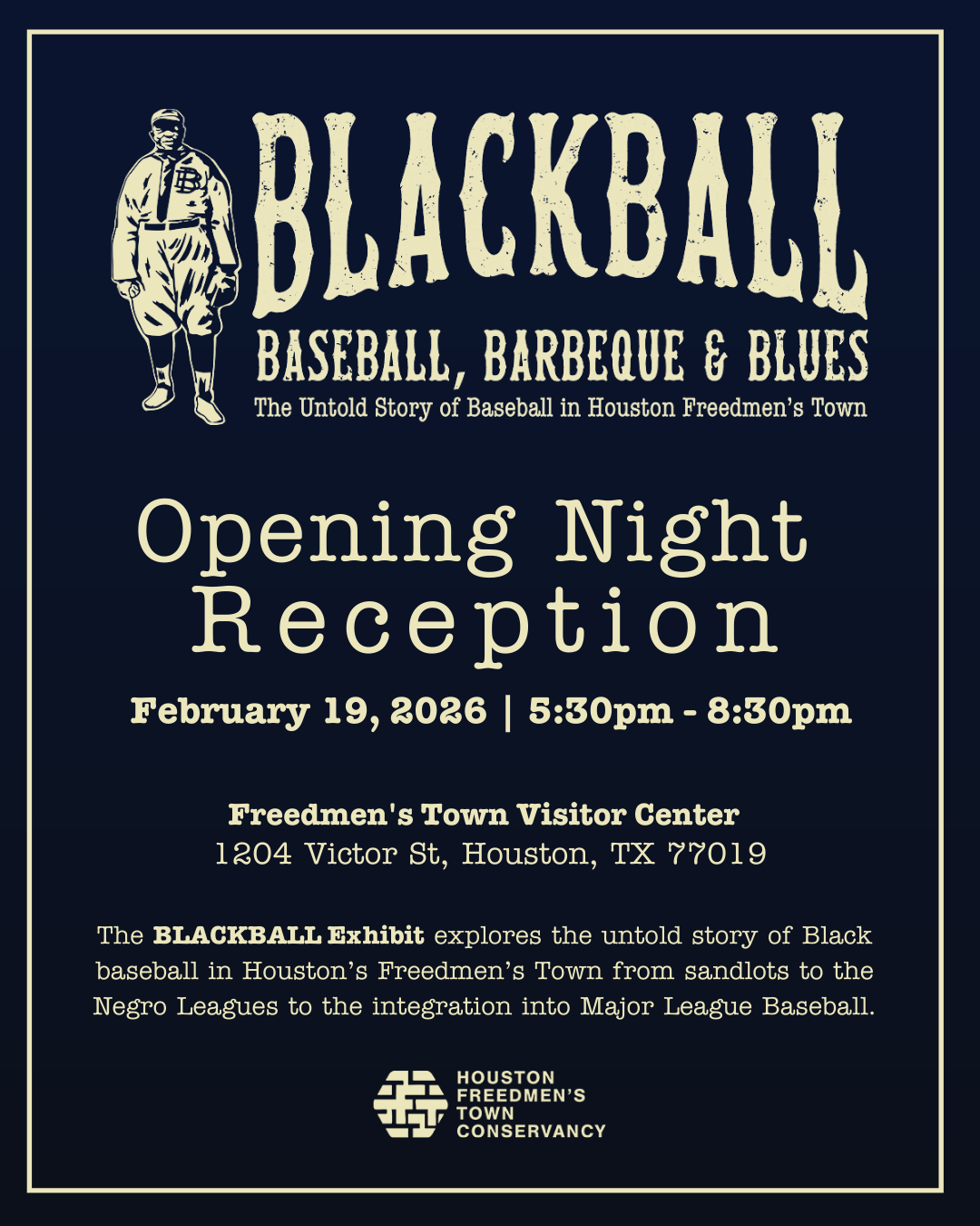 BLACKBALL | Baseball, Barbecue & Blues - Opening Reception image