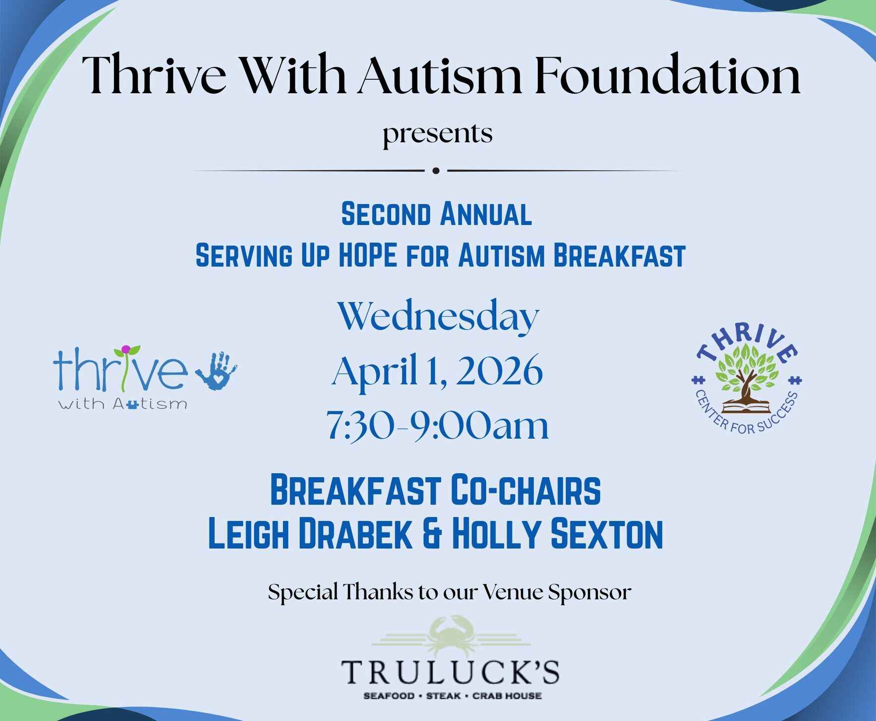 Second Annual Serving Up HOPE for Autism Breakfast image