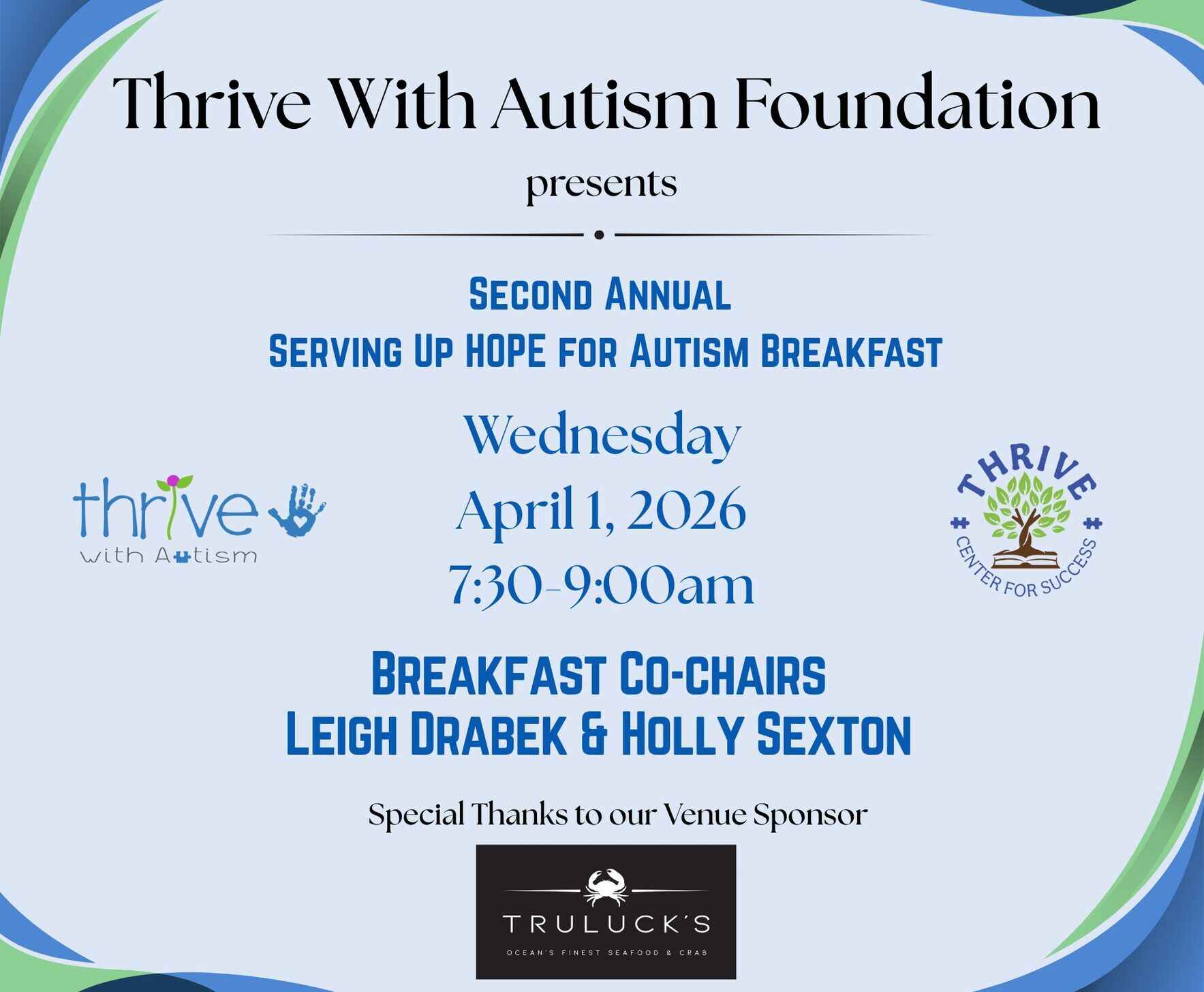 Second Annual Serving Up HOPE for Autism Breakfast image