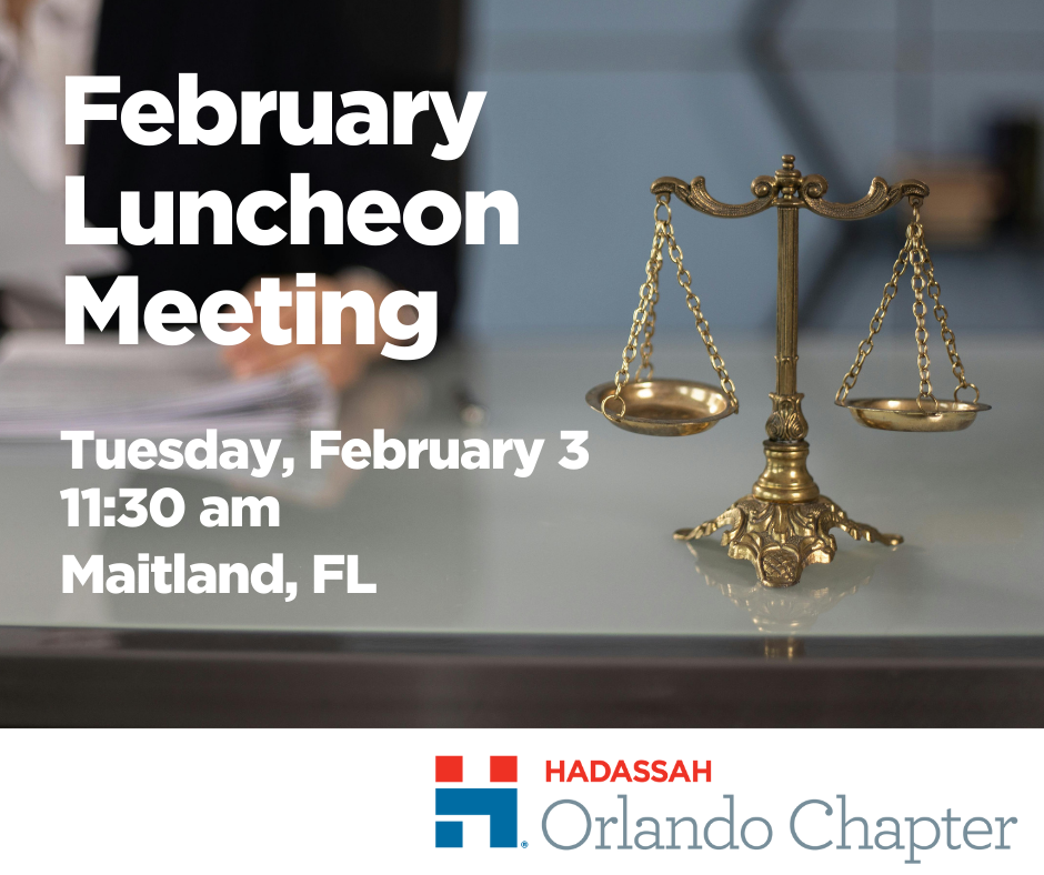 FL - FCR - Orlando Jewish Justices of the Supreme Court February Luncheon 2026 image