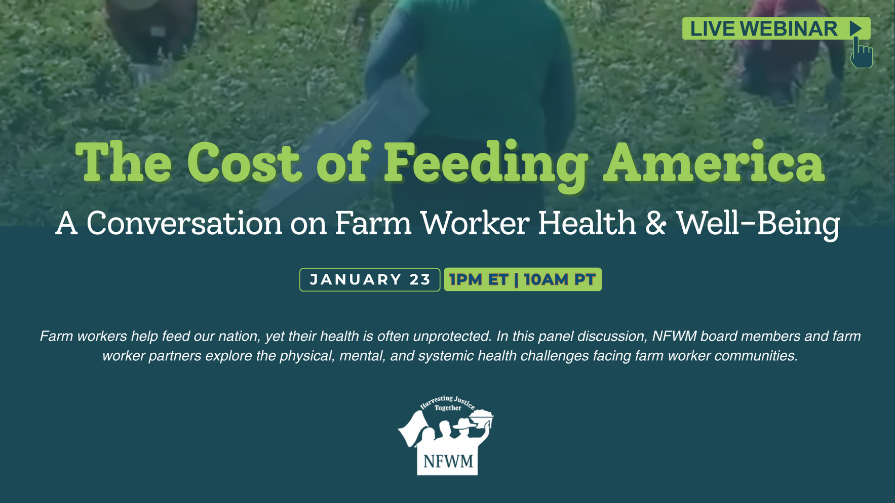 The Cost of Feeding America: A Conversation on Farm Worker Health & Well-Being image