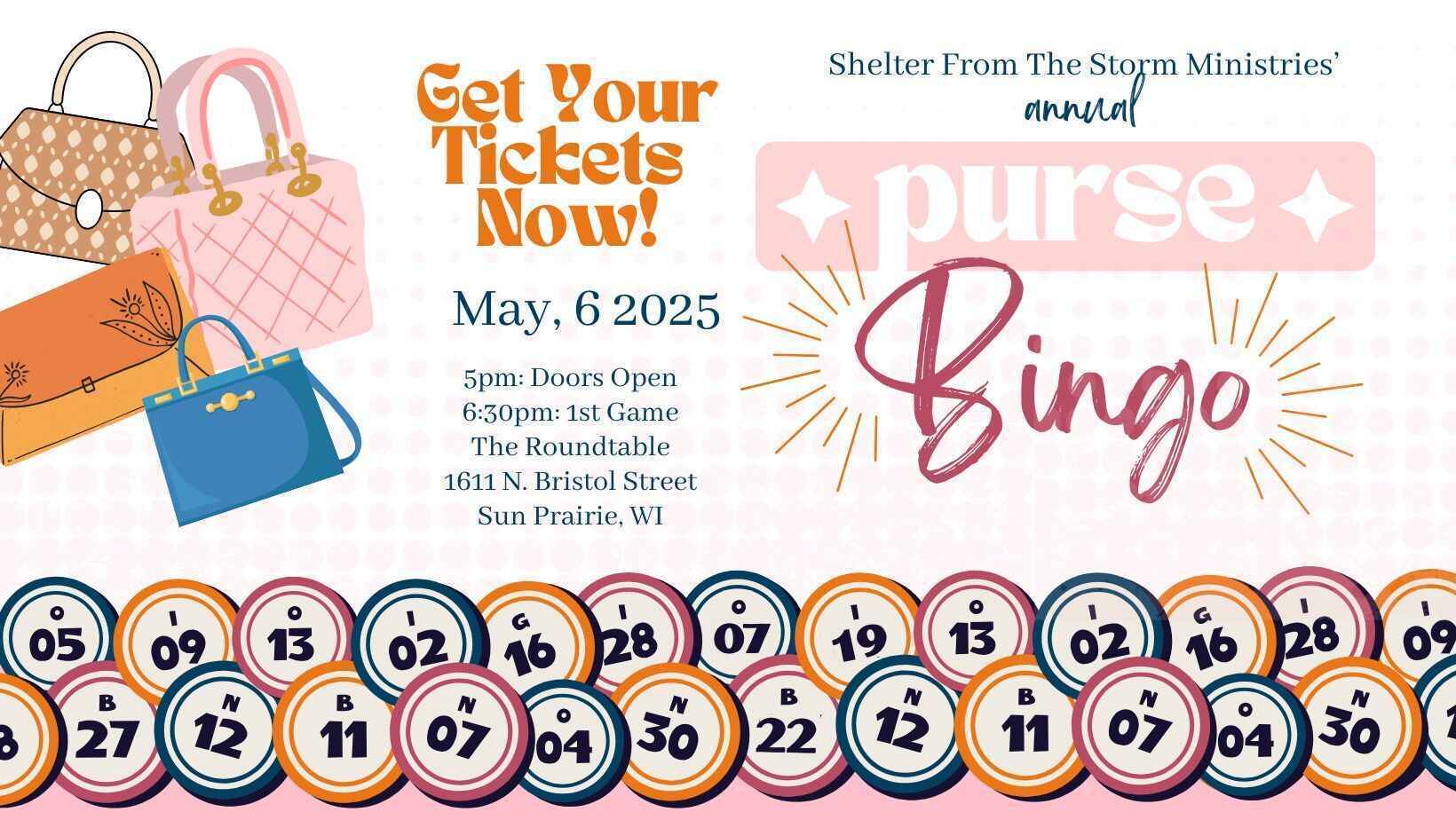 SFTSM Purse Bingo 2026 image