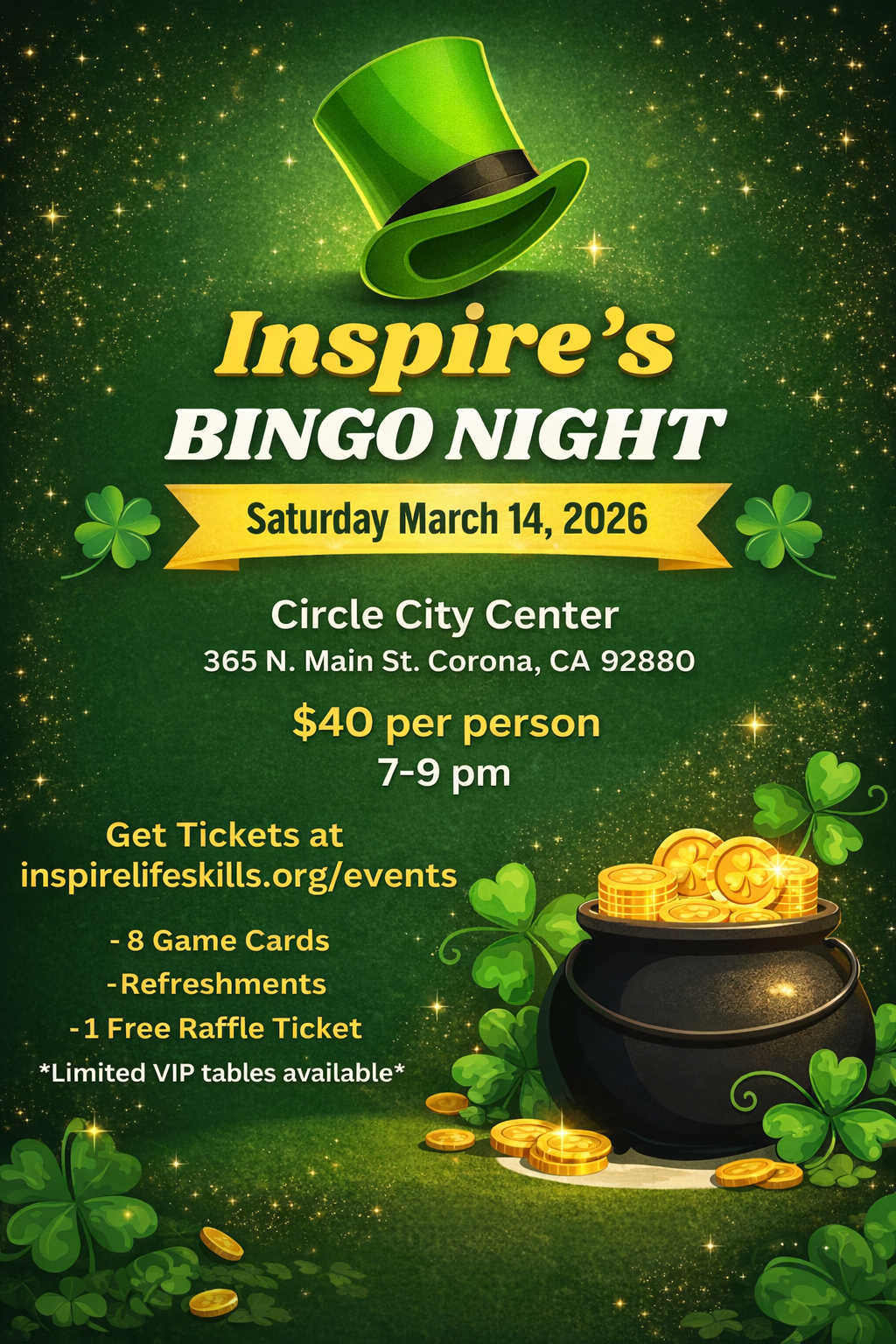 Inspire Bingo Night image