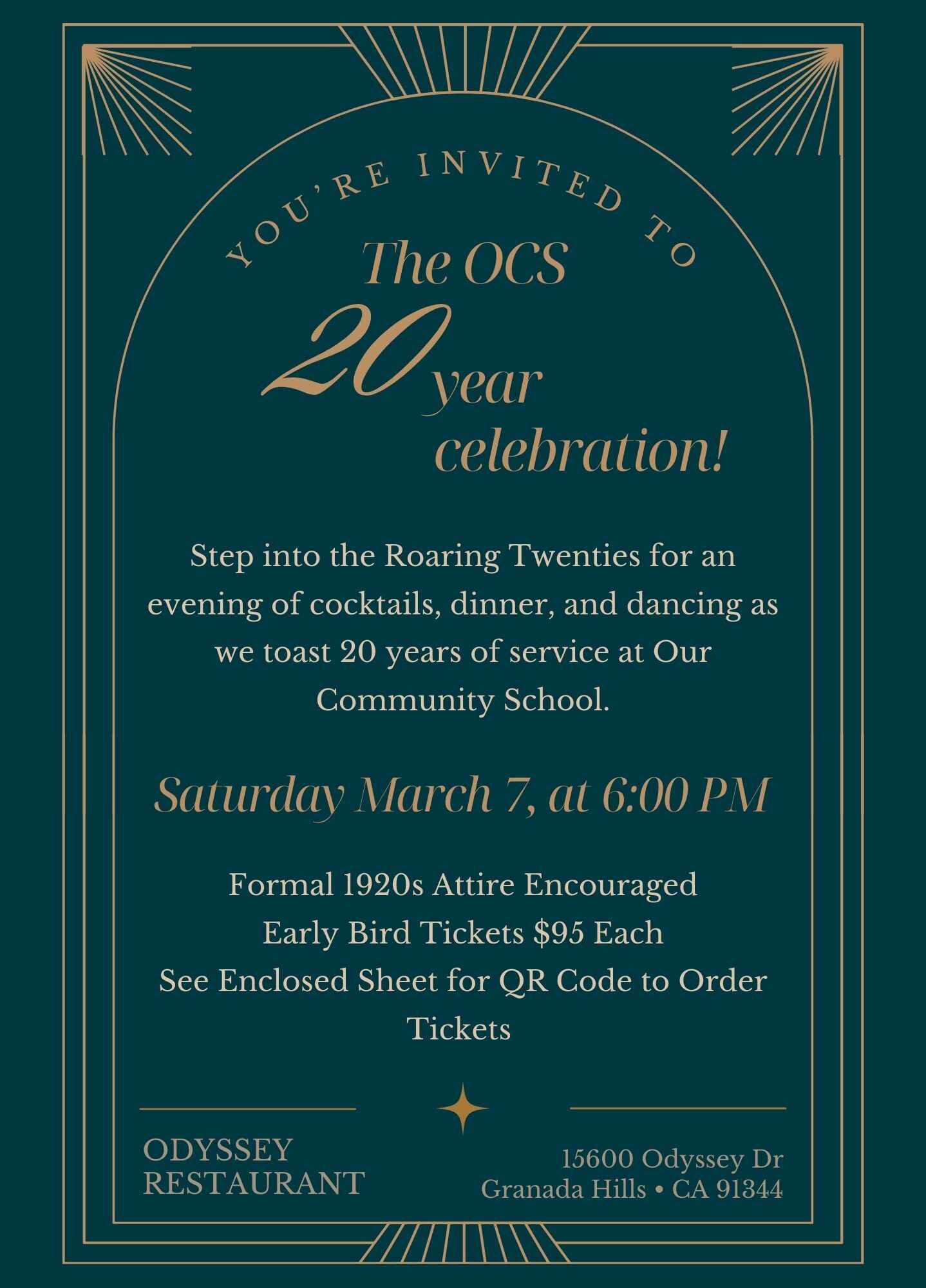 Our Community School's 20th Anniversary Celebration image