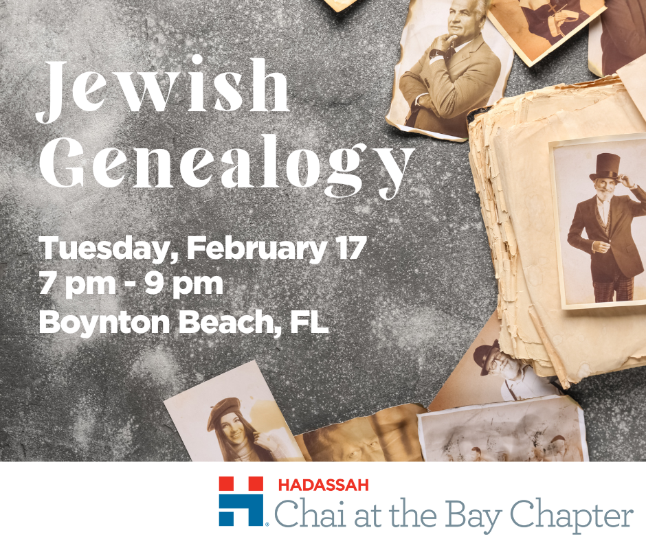 FL - FAR - Chai at the Bay Jewish Genealogy 2026 image