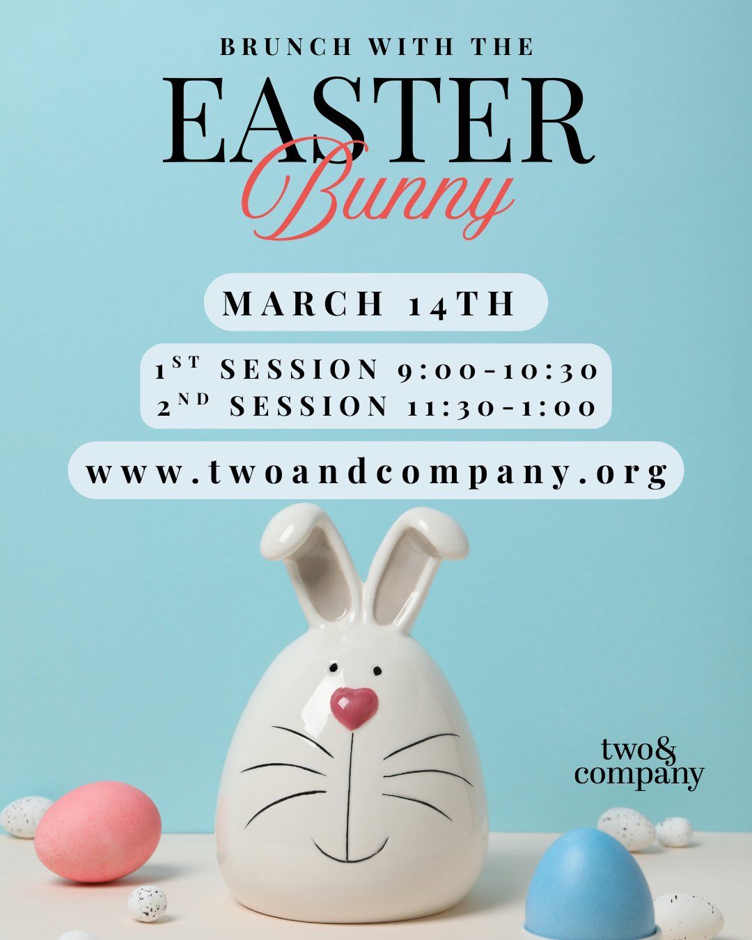 2nd Session Brunch with the Easter Bunny image