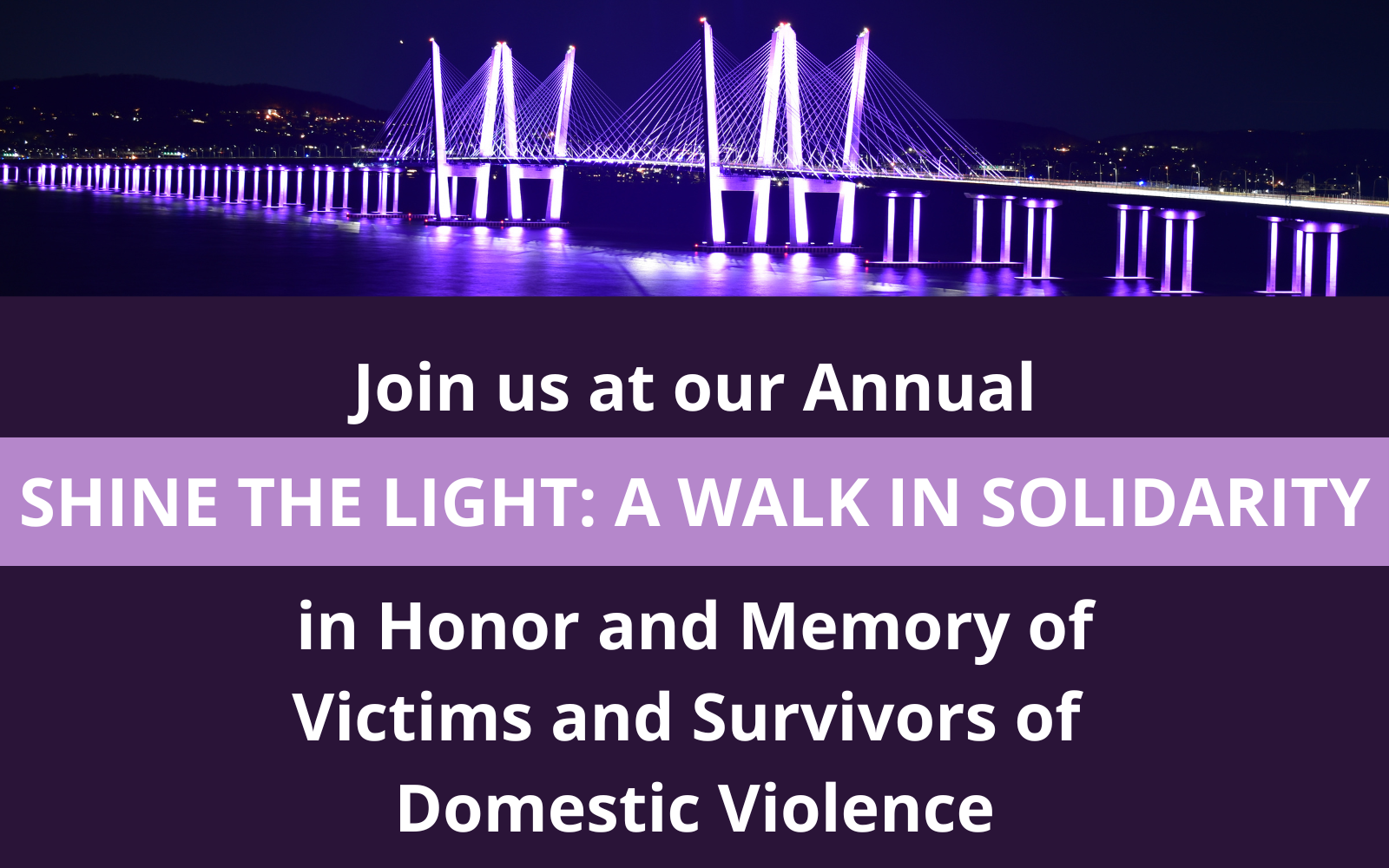 Shine the Light 2026: A Walk in Solidarity with Victims & Survivors image