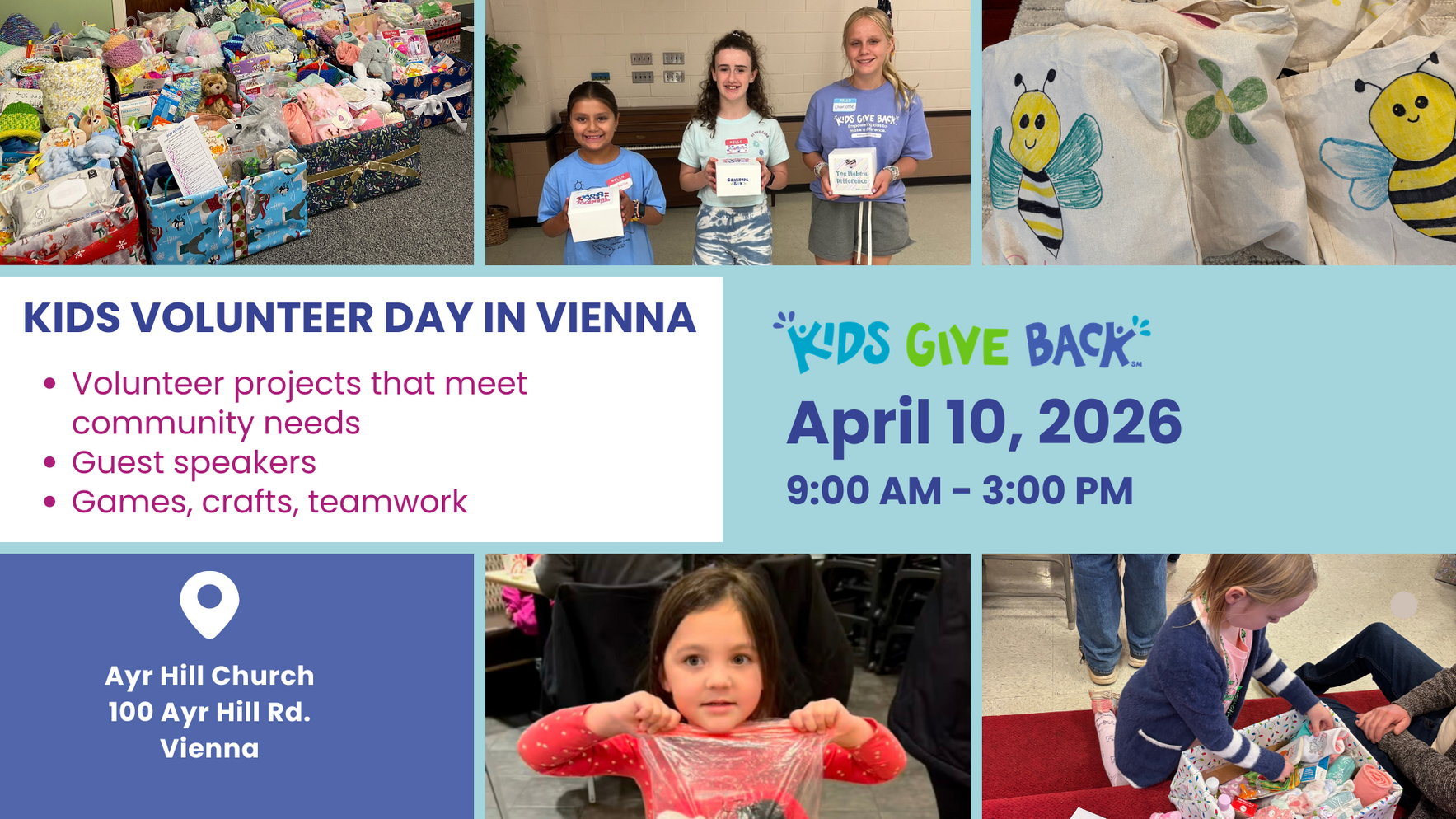 Kids Volunteer Day, April 10 image