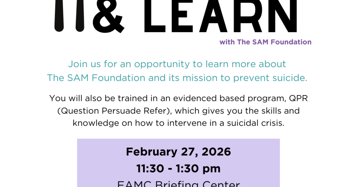 The SAM Foundation - Auburn Lunch & Learn
