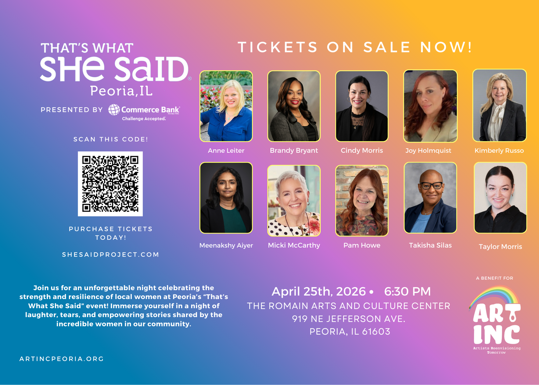 That's What She Said Peoria 2026 image