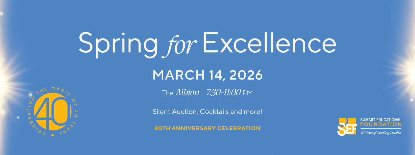 SEF Spring For Excellence 2026 image