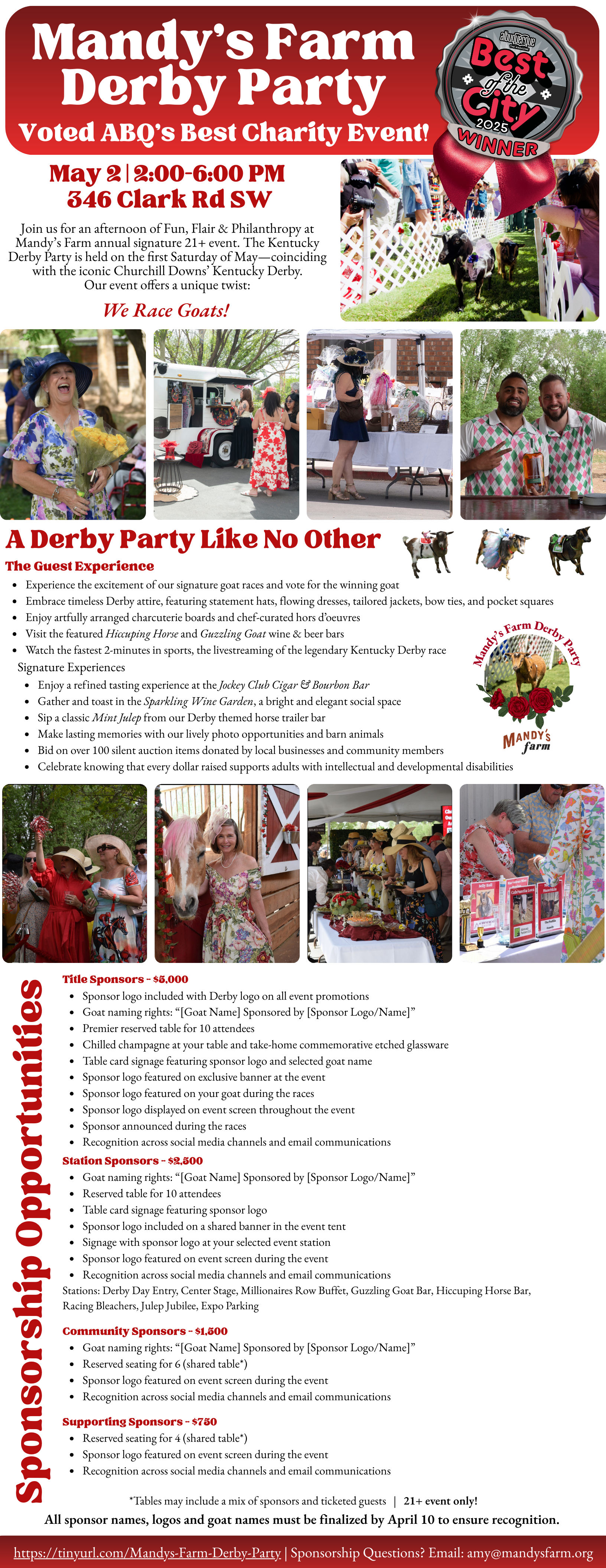 Mandy's Farm Derby Party image