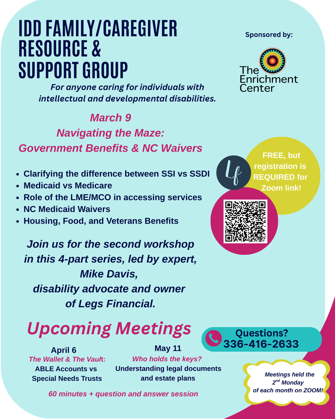 IDD Parent/Caregiver Resource and Support Group image