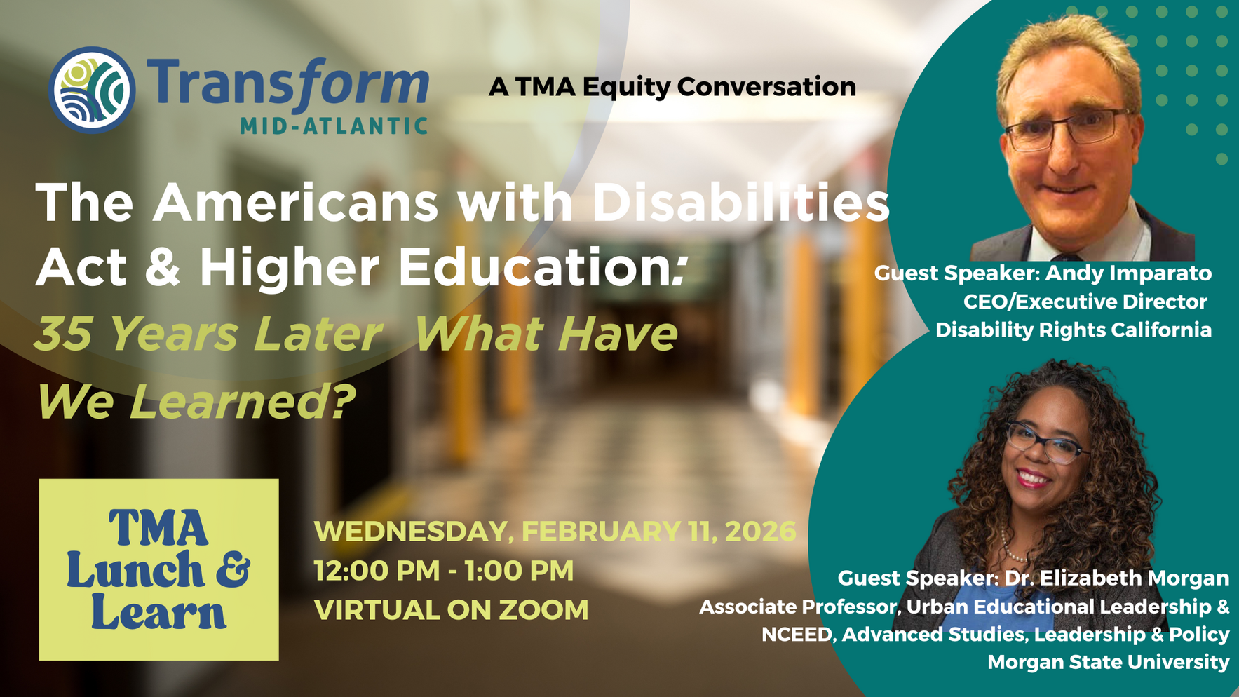 The Americans with Disabilities Act and Higher Education: 35 Years Later, What Have We Learned?  image