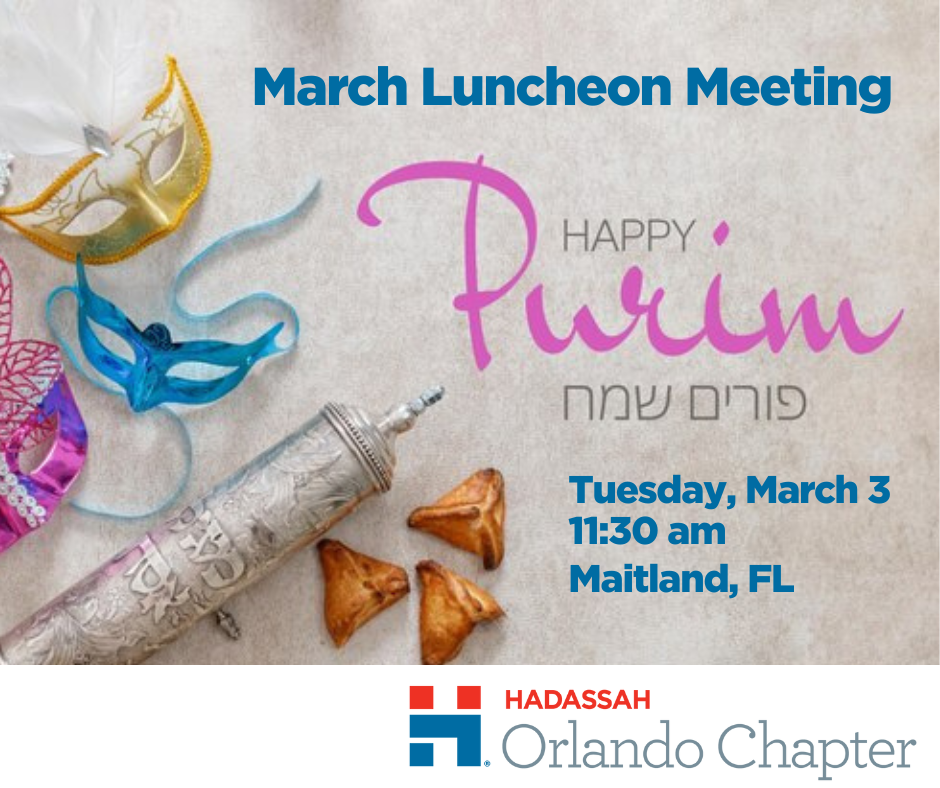 FL - FCR - Orlando March Luncheon Unmasking Esther and Vashti 2026 image