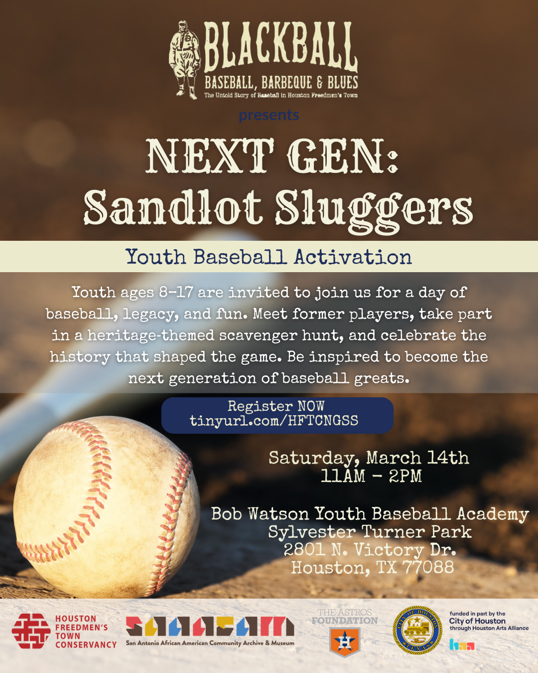 Sandlot Scholars: HFTC Baseball Youth Activation image