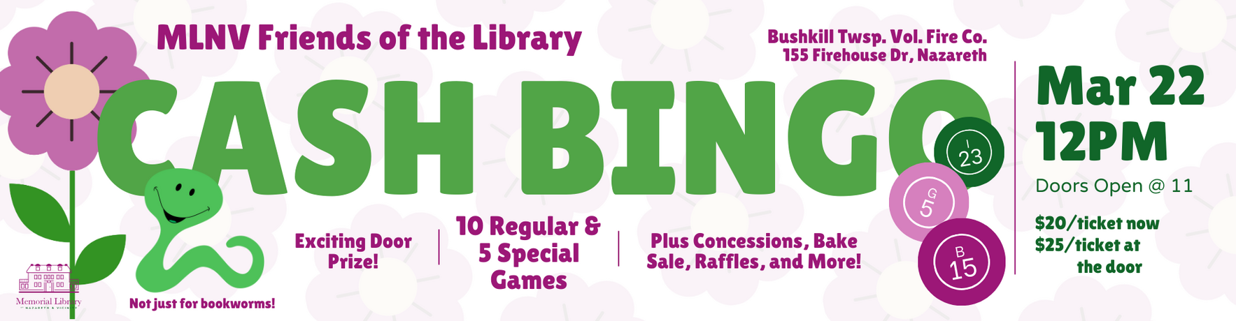 Spring Cash Bingo 2026 image