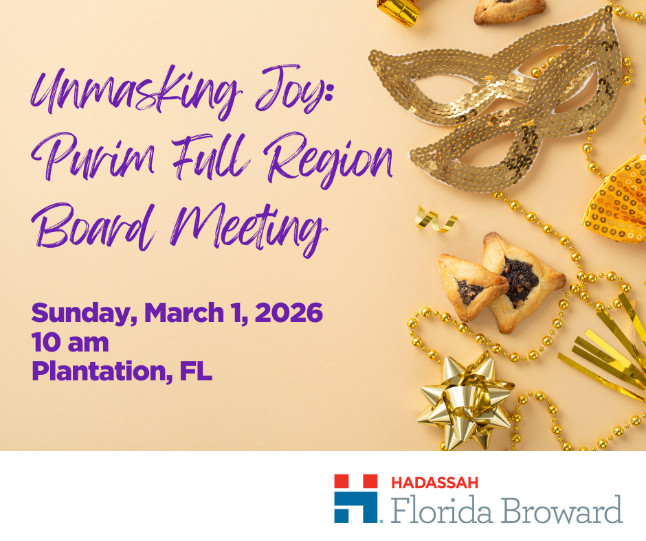 FL - FBR - Unmasking Joy Purim Full Region Board Meeting 2026 image