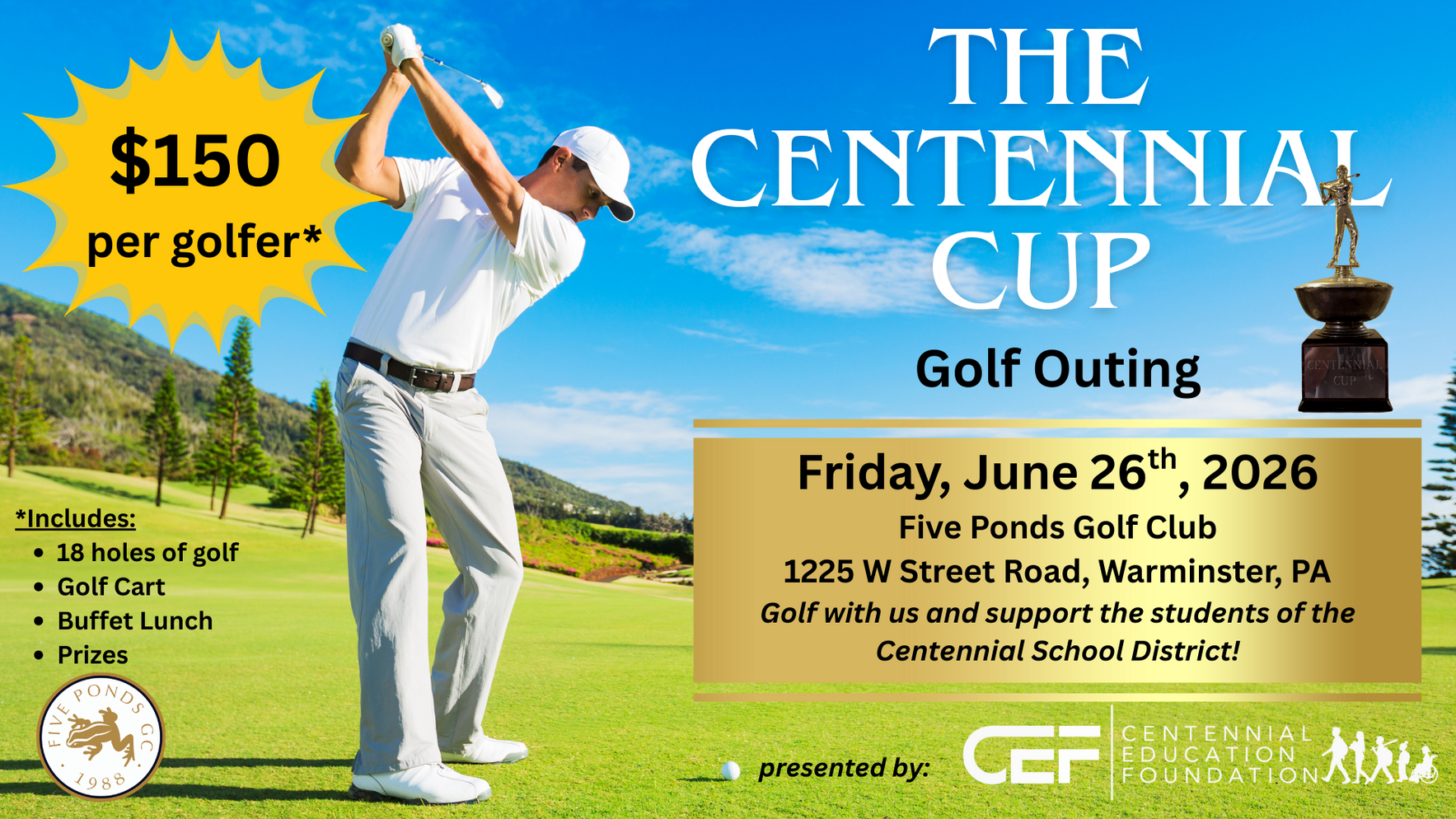 The Centennial Cup Golf Outing image