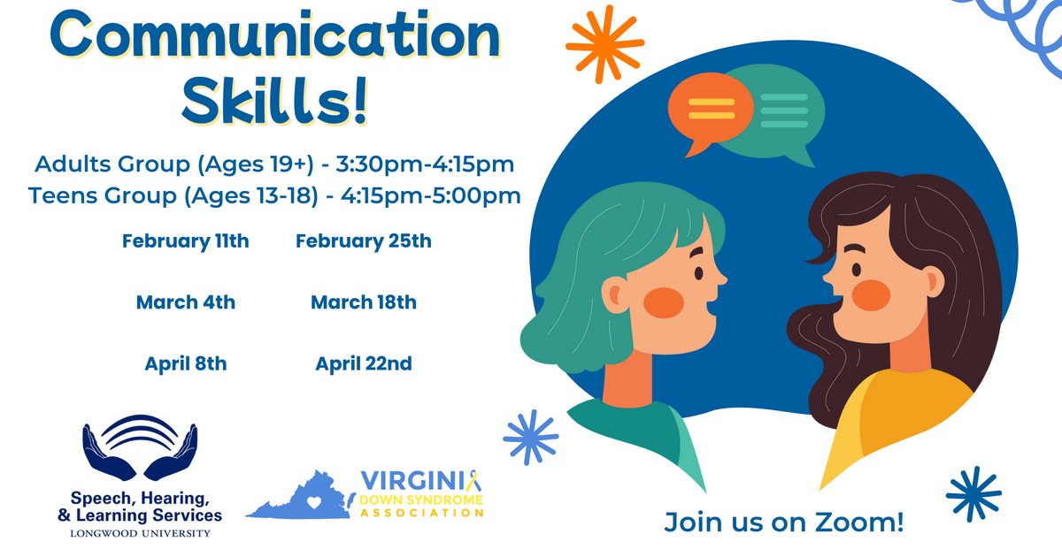 Virginia Down Syndrome Association - Virtual - Building Communication ...