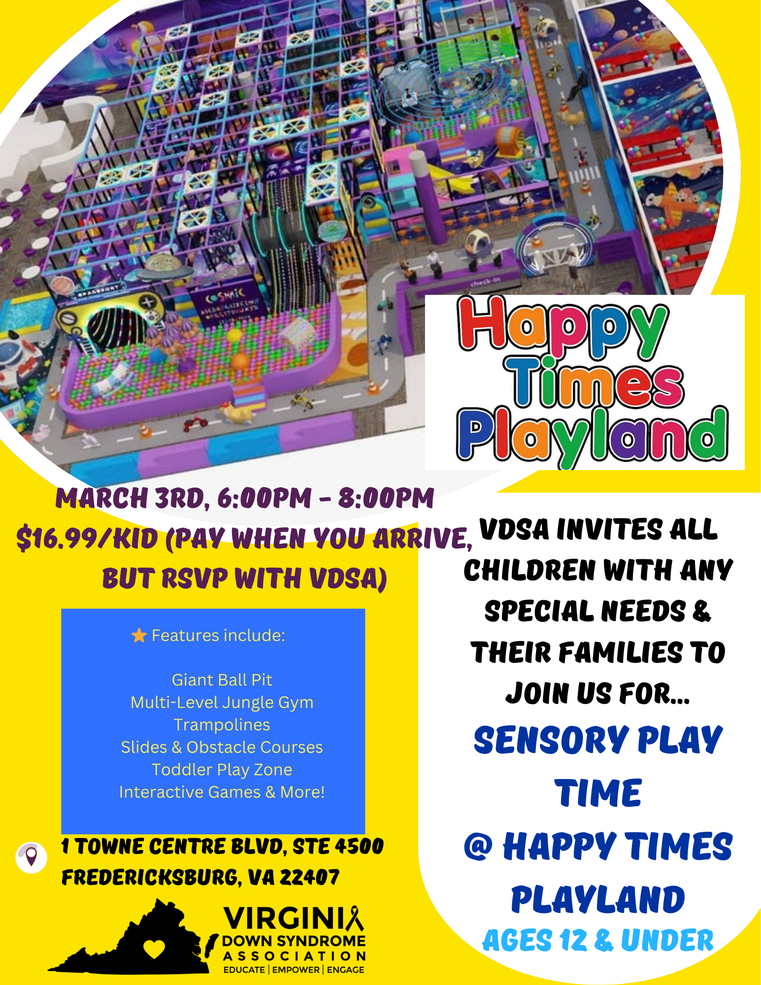 Happy Times Playland Sensory Night image