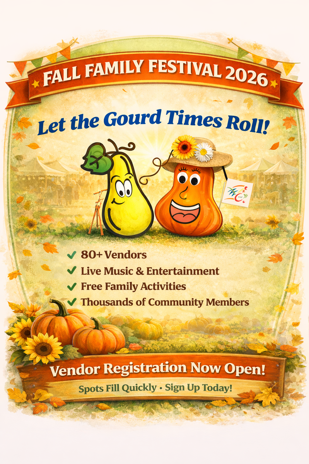 Let the Gourd Times Roll Fall Family Festival 2026 image