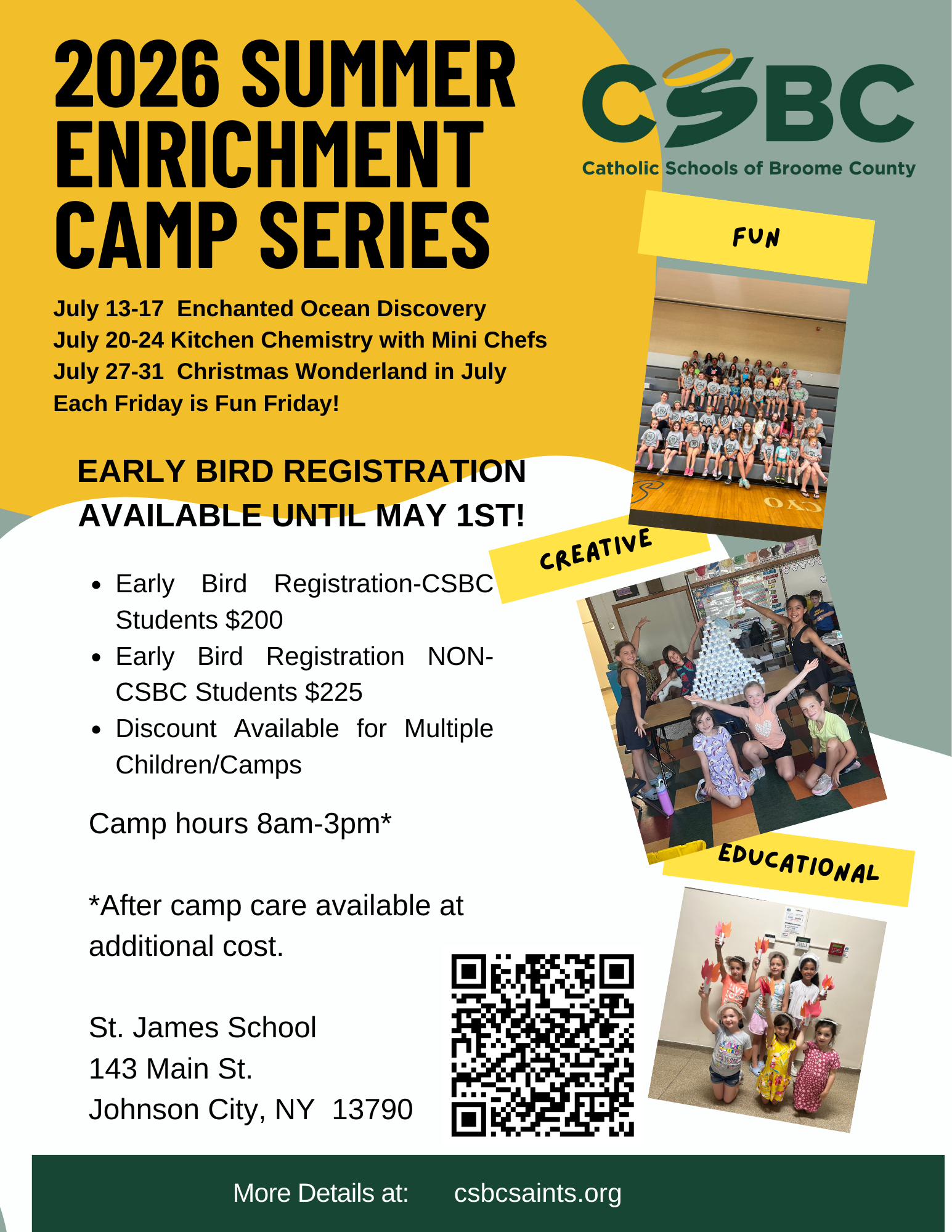 2026 CSBC Summer Enrichment Camps image