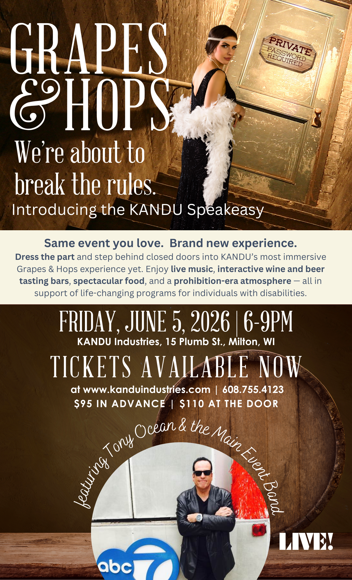 Grapes & Hops 2026 - The KANDU Speakeasy image