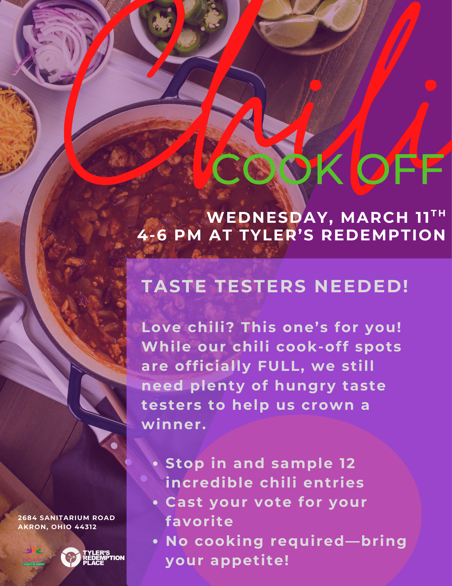 Chili Cook-off Competition! image