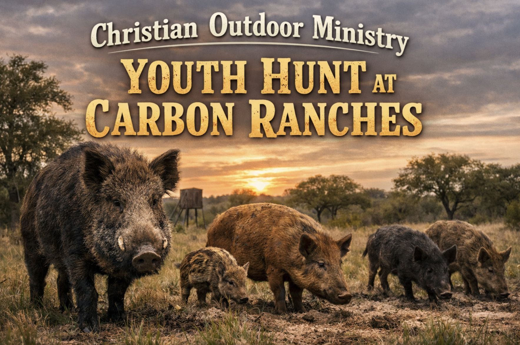 COM Youth Hunt at Carbon Ranches - Hogs - Feb. 27-28 image