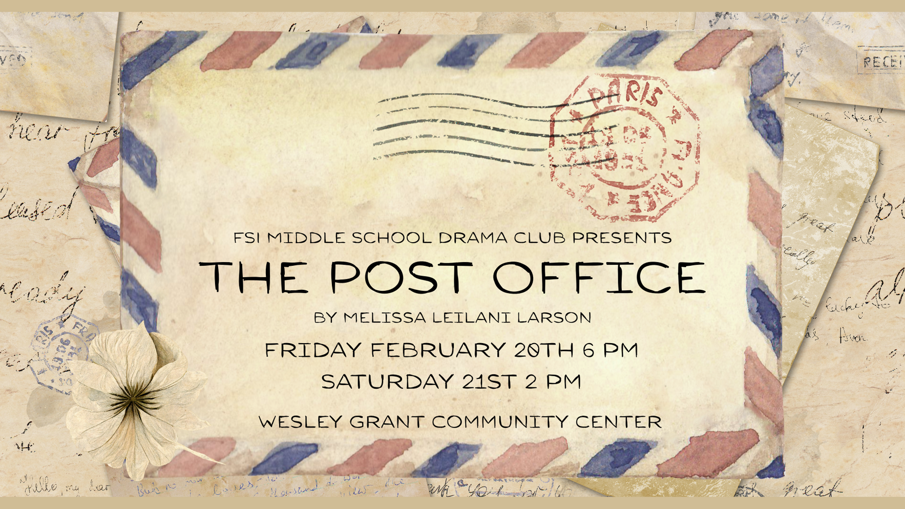 FSI Middle School Performance of "The Post Office"  image