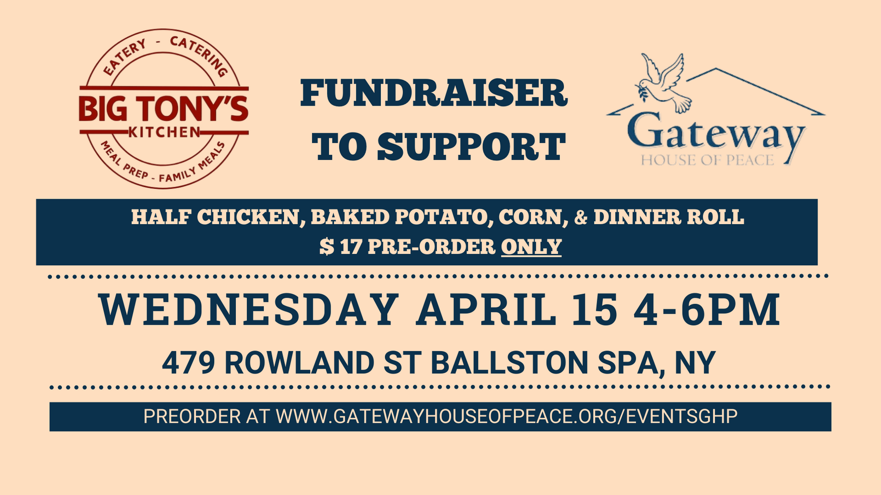 April Chicken BBQ Fundraiser image