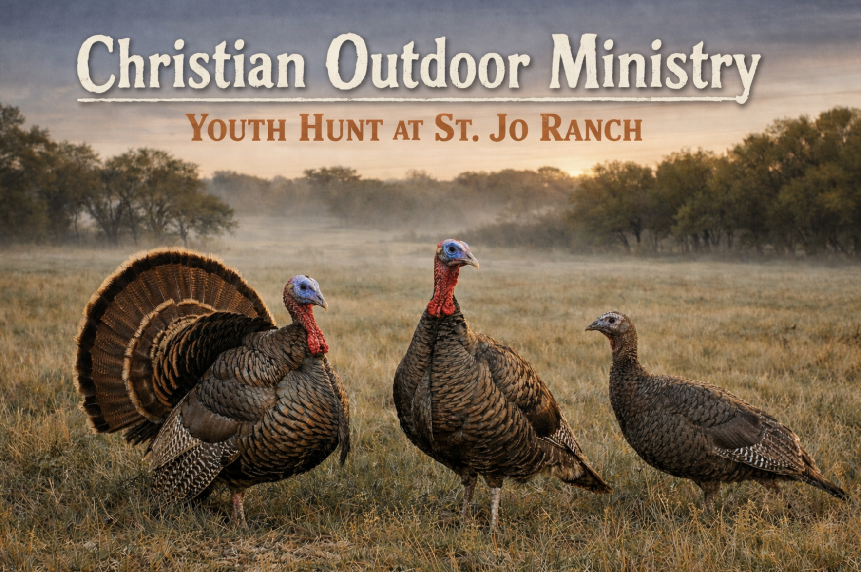 COM Youth Hunt at The St. Jo Ranch - Turkeys - March 27-29 image