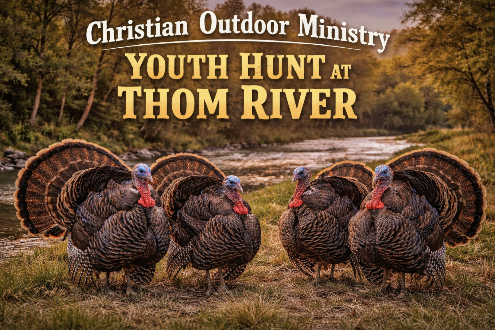 COM Youth Hunt at Thom River Ranch - April 10-12 - Turkeys image