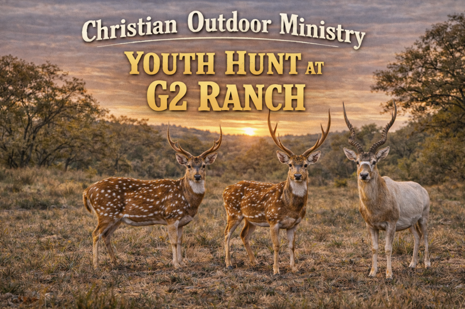 COM Youth Hunt at G2 Ranch - May 1-3 - Axis image